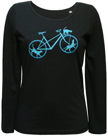 plotz loopfiets longsleeve black
