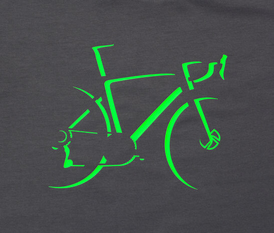 Plotz print neon groen