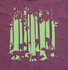 plotzprint bosuitje dyed burgundy